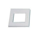 Flat Single Gang Square Faceplate With 2 Slots