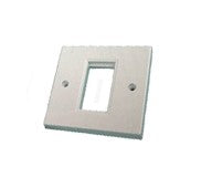 Single Gang Square Faceplate With 1 Slot