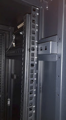 All-Rack 12u 600 Wide x 600 Deep Floor Standing Data Cabinet - Black