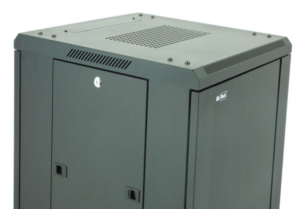 All-Rack 42u 600mm Wide x 600mm Deep Floor Standing Server/Data Cabinet - Black