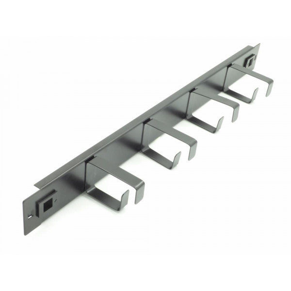 1U 4 Ring Tool Less Cable Management Bar