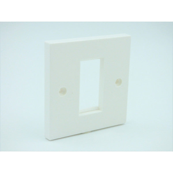 Single Gang Square Faceplate With 1 Slot