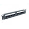 All-Rack 10″ 12 Port Patch Panel Cat5e for Soho Cabinet